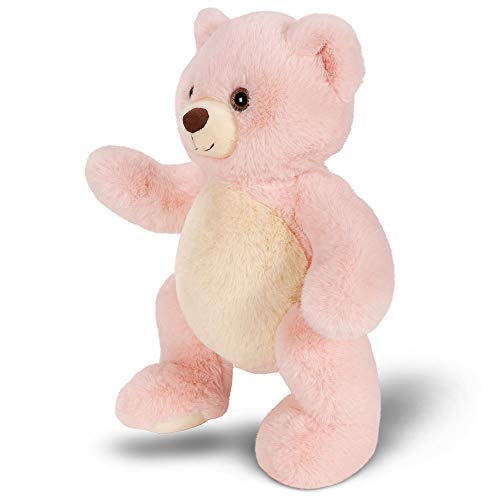 Vermont Teddy Bear Pink Teddy Bear – Pink Stuffed Animal, Cuddle Chunk, Pink, 15 Inch #TOP5