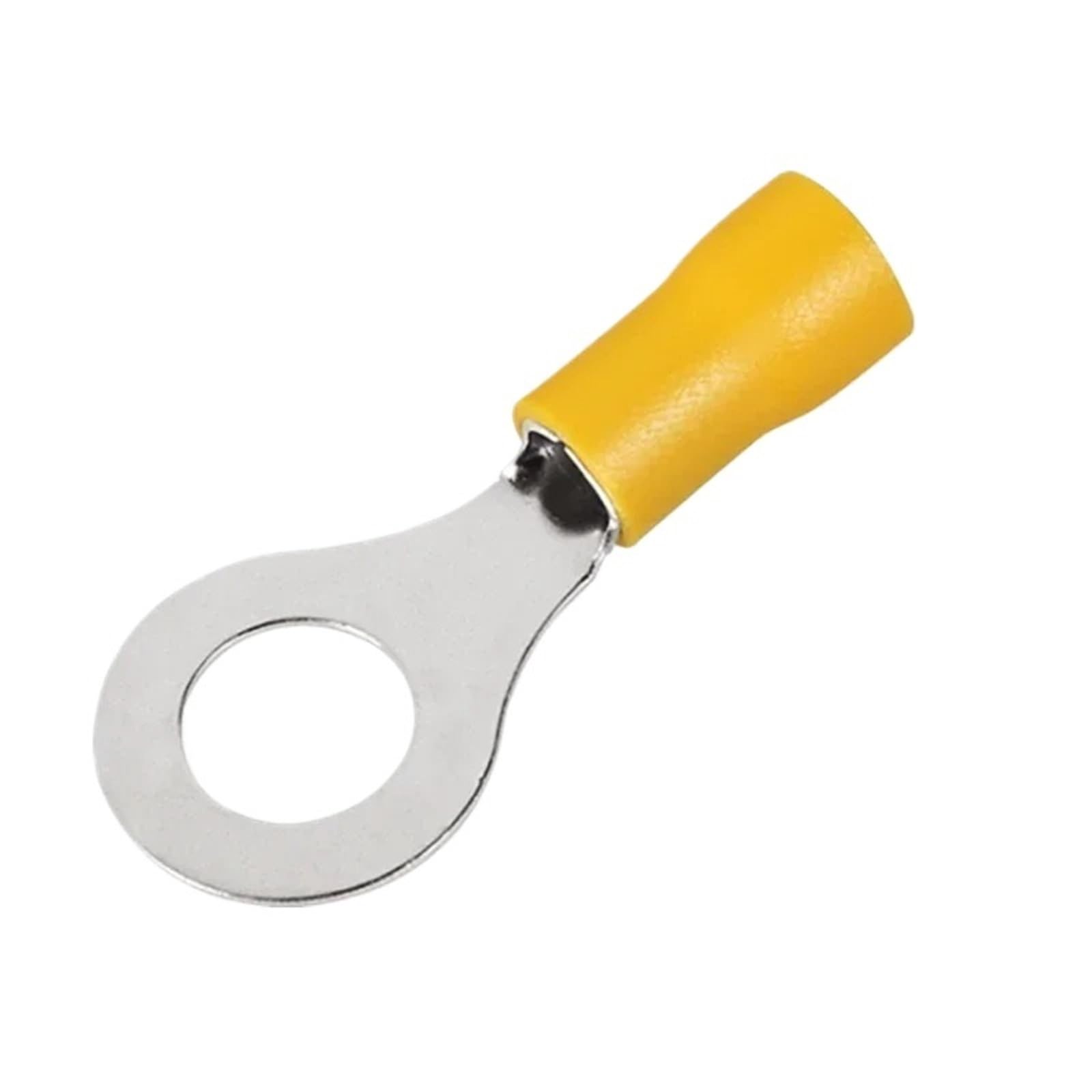 Cqahdsevf Color Rv5.5-8 Electrical Ring Terminals, 12-10 Awg Insulated Ring Crimp Terminal For Auto Motorcycle Marine Repair(Color Rv5.5-8)