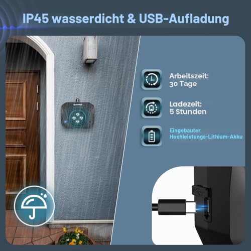 Bubbacare Anti Bell Gerät Hunde, 4 Sender Antibell Ultraschall Gerät, 33 Fuß Hundegebell Stoppen, 3 ModiAanti Bell Gerät Hunde für Große Kleine Hunde, Trainingsalarm im Freien und Innenbereich