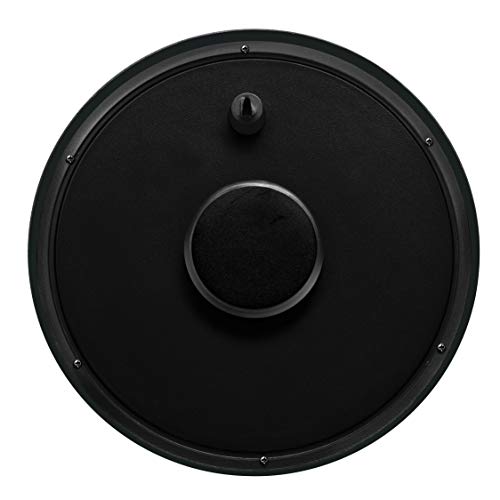 Image of IIK COLLECTION Plastic Designer Analogue Sweep Silent (No Tic-Tic Sound) Quartz Movement Round Wall Clock for Home, Wall Clock for Living Room, Bedroom, (12 X 12-inch, 30 cm x 30 cm x 6 cm)