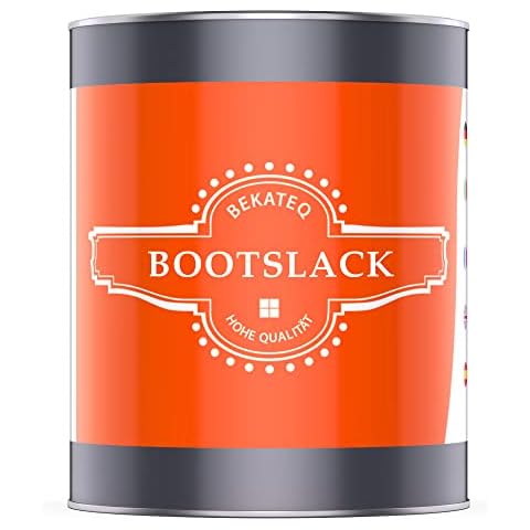 BEKATEQ BE-400 Premium Bootslack farblos seidenmatt, 1 Liter I Klarlack für Holz, Schiffe, Möbel I hochbelastbarer & wetterbeständiger Parkettlack, Treppenlack, Yachtlack I für innen & außen Cover