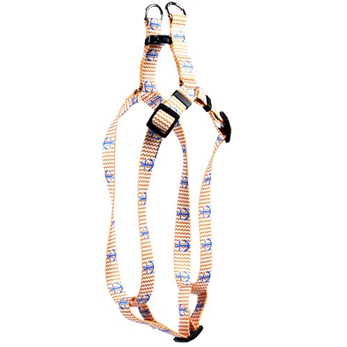 Image of Yellow Dog Design Anchors Away Step-in Dog Harness 3 /4 inch Wide and Fits Chest Circumference of 9 to 15 inch, Small