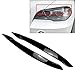 Zhisheng Headlight Lamp Eyebrow Cover Eyelid Trim Sticker Decal Glossy Black ABS For BMW X5 E70 08-13 Car