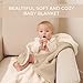Soft Muslin Cotton Baby Blanket - Breathable and Lightweight Blanket Keeps Your Newborn Baby Girl Or Boy Cozy and Warm - Perfectly Sized for Any Stroller or Car Seat
