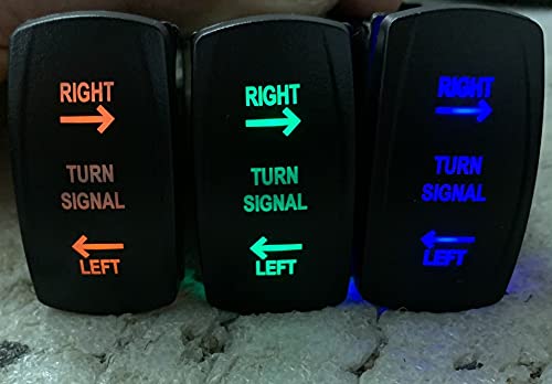 Mcsadventures Plug And Play Turn Signal Kit Street Legal Kit With Fang Lights For 19+ Polaris Rzr 900 Trail, 1000 Xp, Turbo, Turbo S, 2 Seat, 4 Seater, Xp4 (Vertical Rocker Switch Blue Led) #TOP7