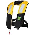 Lifesaving Pro Premium Auto/Manual Inflatable Life Jacket/Floating Vest Inflate Survival Aid PFD Light Weight with Reflection