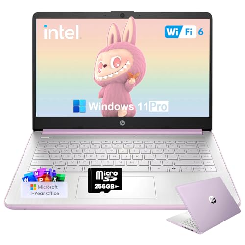 HP (�G�C�`�s�[) 2025 �w�� �r�W�l�X �m�[�g�p�\�R�� - 1�N�Ԃ�Office 365�A16GB RAM�A128GB UFS & 256GB SD�J�[�h�AAi Copilot Intel 4�R�A�v���Z�b�T�AHD�f�B�X�v���C�AWindows 11 