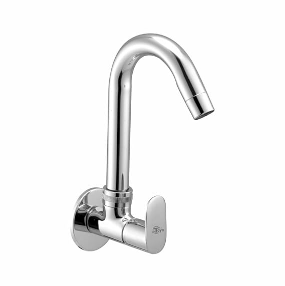 DMTOYA Magic Splash Free Brass Sink Cock Wall Mounted Tap for Kitchen with 10 Year Warranty