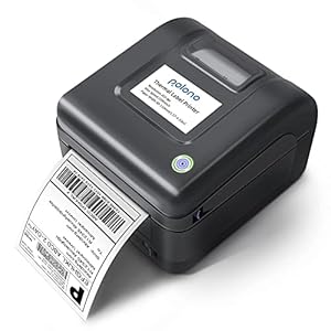 POLONO Label Printer, PL420 4×6 Thermal Printer, High-Speed Shipping Label Printer, Commercial Direct Thermal Printer…