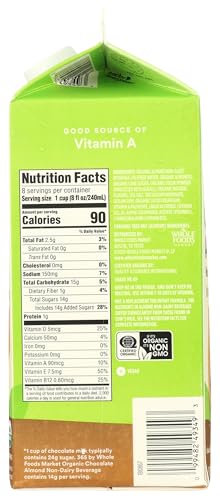 Image of 365 by Whole Foods Market Organic Chocolate Almondmilk, 64 FZ