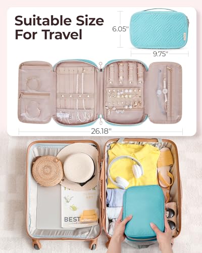 image for BAGSMART Jewelry Organizer Bag Travel Jewelry Storage Cases for Neckla