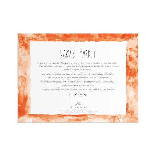 Rompecabezas Michael Storrings Harvest Market de 1000 piezas con acabado artístico premium 3