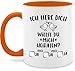 Tasse Tassen 325ml - Hochzeit - Willst du mich heiraten? - schwarz - 325 ml - Orange - hochzeitsgeschenk heirat heiraten hochzeitsgeschenke hochzeits heirate gastgeschenke geschenk geschenke