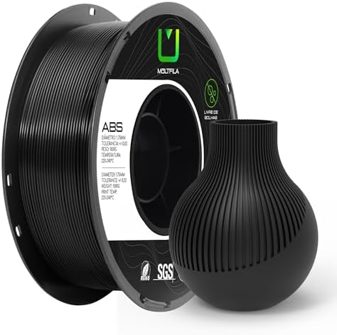 Filamento ABS Multfila Para Impressora 3d 1kg 1.75mm Cor Preto