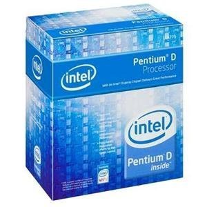 Processor -1 X Intel Pentium D Dual-core 820 2.8 Ghz (800 Mhz) -LGA775 Socket 141msAn