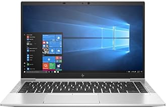 HP EliteBook 840 G7 14" FHD IPS Premium Business Laptop, 10th Gen Intel Core i7-10610U, 16GB RAM, 512GB PCIe SSD, Backlit Keyboard, Fingerprint Reader, WiFi 6, USB-C, Windows 10 Pro, Silver
