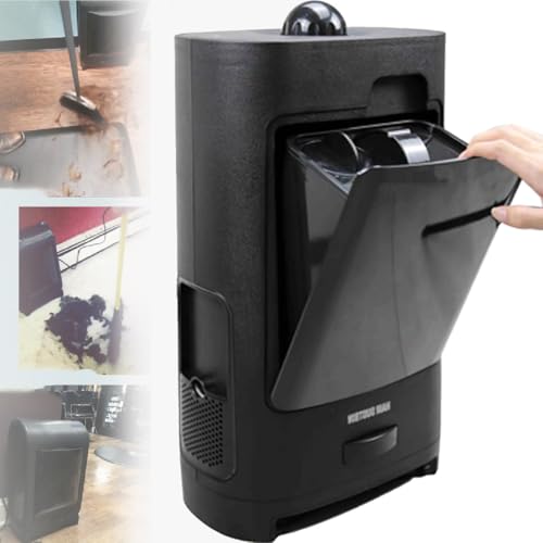 DUANWUS Cubo de Basura eléctrico para peluquería, aspiradora de salón de peluquería, aspiradora estacionaria sin Contacto de 2,7 L, con Filtro, para peluquería