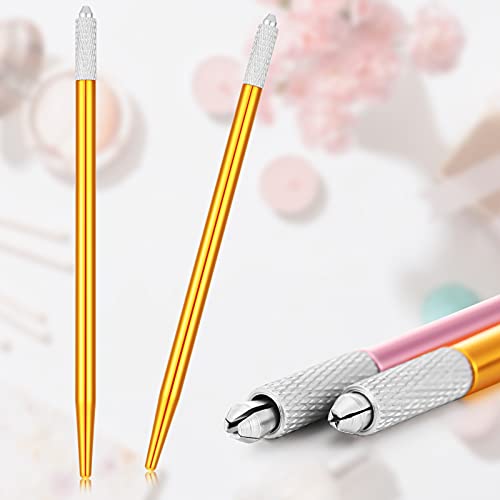Microblading-Pens-20-Piece-Eyebrow-Tattoo-Pens-Light-Manual-Tattoo-Pens-Aluminum-Tattoo-Pen-Tattoo-Makeup-Pen-for-Women-Men-Makeup-Supplies-Tattoo-Salons-7-Colors