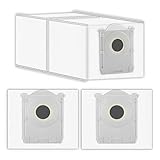 (3個) T50 Omni 交換用ダストバッグ ECOVACS DEEBOT T50 Omni, X8 Pro Omni, X9 PRO OMNI, T80 Omni, T50 PRO Omni, T50 MAX PRO Omni ロボット掃除機用、活性炭入り使い捨てバッグ、掃除機バッグ