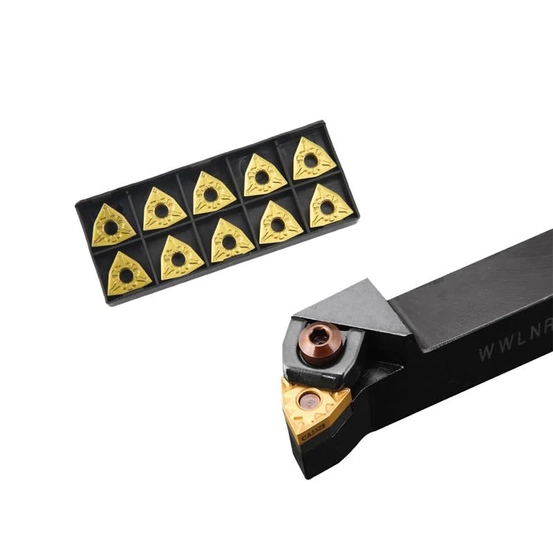 1pc WWLNR2020 WWLNR2525 WWLNR3232 External Turning Tool Holder WNMG Carbide Inserts WWLNR Lathe Bar CNC Cutting Tools Holder(WWLNR1616H08,No Insert)