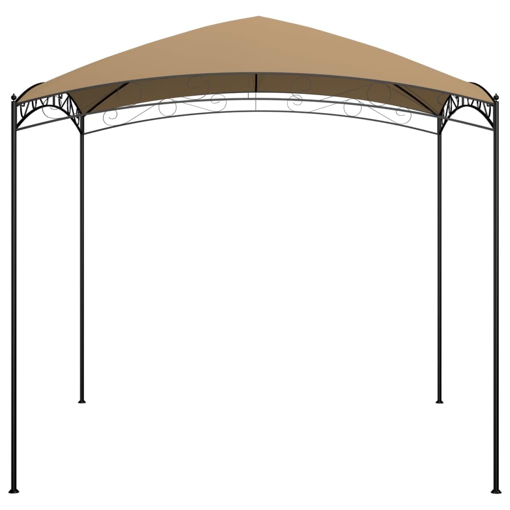 Gazebo 3 x 3 m, tenda da giardino impermeabile con rivestimento in poliammide, stabile tenda per feste per giardino e terrazza, protezione solare alla moda per barbecue, picnic ed eventi