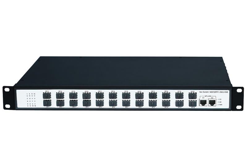 Hanutech 19" 1U Unmanaged FIber Switch 24 Port (2 Ports*RJ45 10/100/1000 M Tx-24 SFP*Ports 1000M Fx ) Supported 1.25G Module 0-120KM, Rack Mountable (without SFP Module)- 1 Year Warranty-image-38