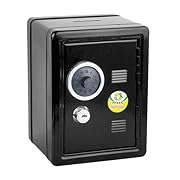 Метален сейф за пари JOLLY, черен, заключване с...