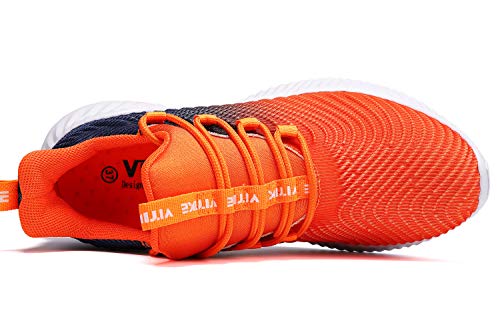 Image of JMFCHI Boys Girls Kids Sneakers Knitted Mesh Running Tennis Athletic Shoes