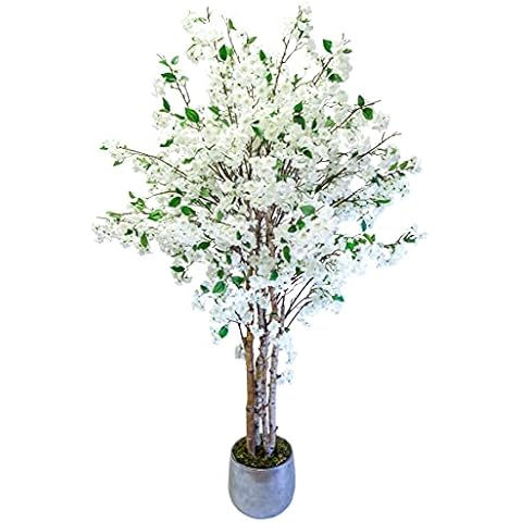 Artificial Excelsior Almond with Natural Logs, Made with the Best Materials, Ideal for Home Decoration, Artificial Tree (190 cm)(Almond) Cover