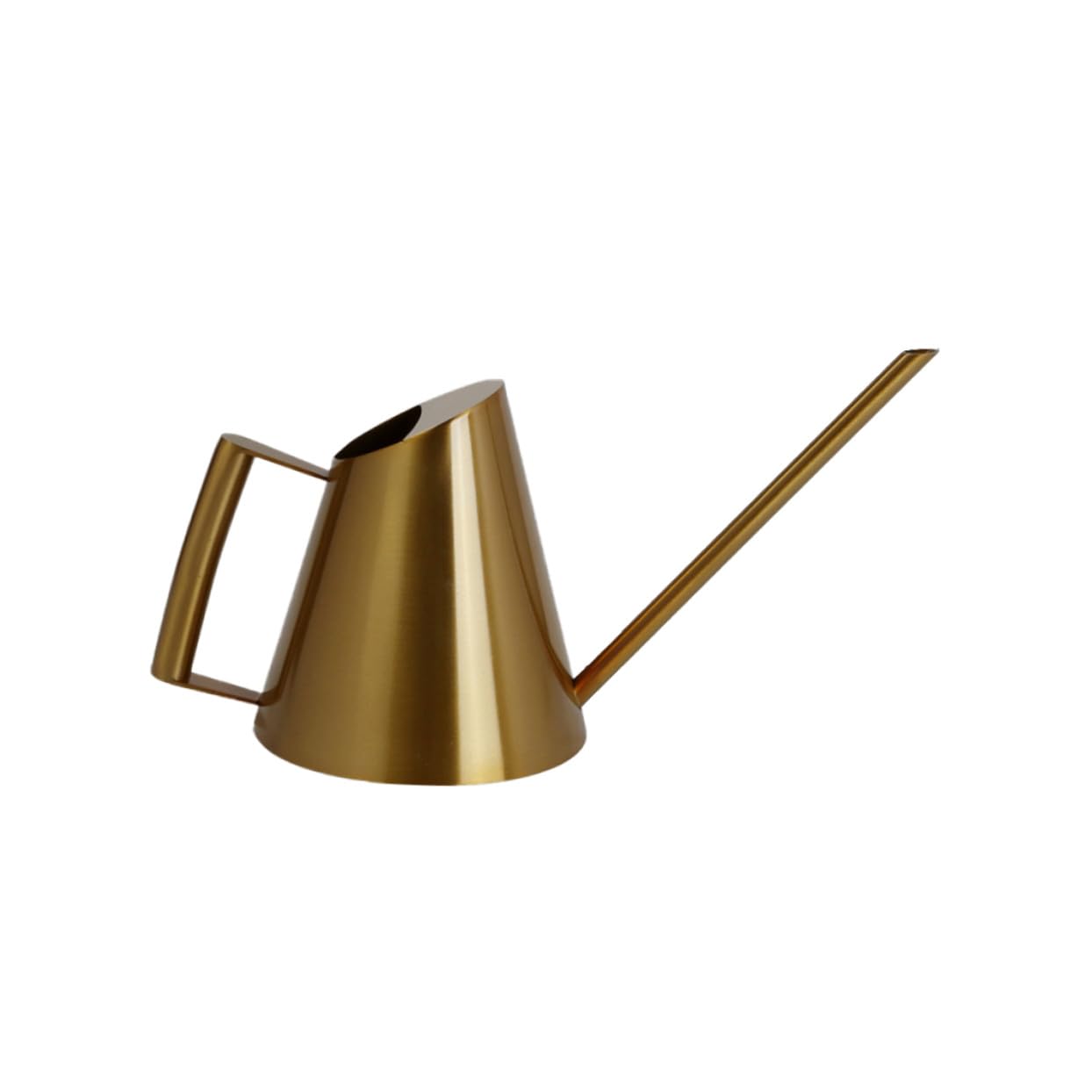 Goldene Gießkanne 1500ml aus Edelstahl mit Langem Auslauf