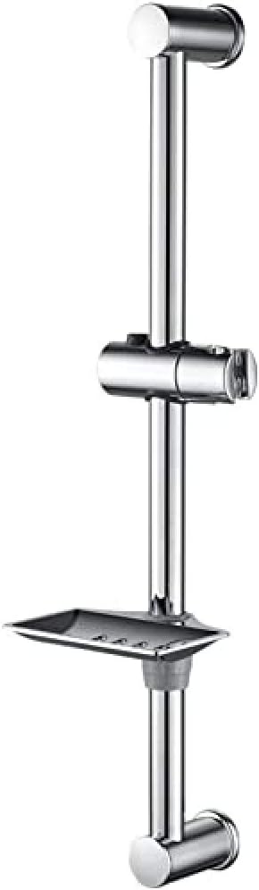 Duschstange Mit Brause 60 Cm – Set Aus Edelstahl Mit Seifenablage & Handbrause