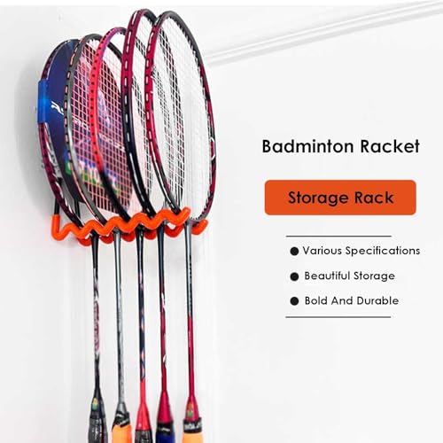 Estante de Pared para Raquetas de Tenis y Bádminton miniatura 5