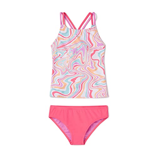 Image of Speedo girls Swimsuit Two Piece Tankini Thin Strap