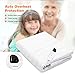 Giantex Electric Heated Mattress Pad, Standard Massage Table Warmer, Spa Table Heating Pad with Digital Timer and 5 Heat Settings,Overheat Protection, Machine Washable Electric Mattress Pad(White)