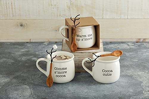 Set taza y tenedor Mud Pie 21 oz Gimme miniatura 3