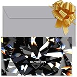 GESCHENKGUTSCHEINcom - 10 Blanko Gutscheine mit Umschlag & Schleife - Formulare mit Motiv für Schmuckgeschäft Schmuckhandel SC12622-10-V1