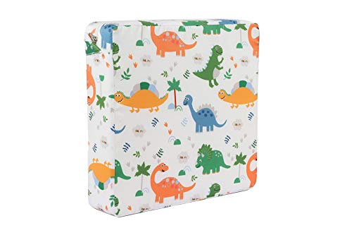 Battilo Home Cojín Elevador De Silla De Comedor Para Niños, Repelente Al Agua, Asiento De Bebé, Cojín De Asiento De Silla Alta, Dinosaurio Blanco Battilo Home Cojín Elevador De Silla De Comedor Para Niños, Repelente Al Agua, Asiento De Bebé, Cojín De Asiento De Silla Alta, Dinosaurio Blanco
