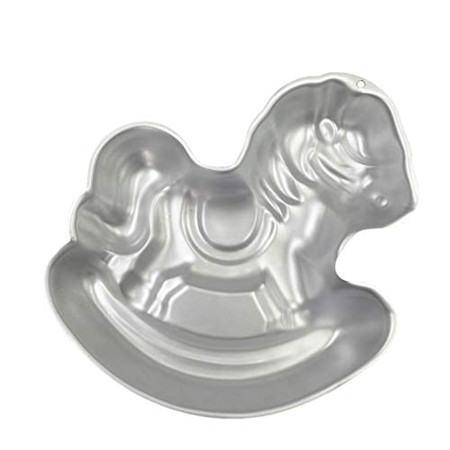 Image of Ulalaza Aluminum Cake Mold 3D Trojan Shape Baking Pan DIY Birthday Cake Mould Kitchen Supplies