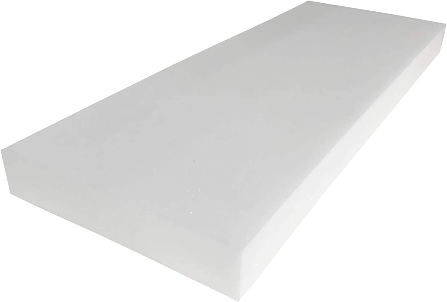 FOAM CRAFT® High Density White Upholstery Foam Sheet for furniture renewal, cushions & chair pads | Foam cut to size for seat pads, Premium Quality foam padding for sofa bed (45 X 200cm, Thick 7.5cm)