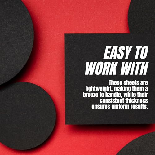 Performore Expanded PVC Sheet Lightweight Rigid Foam 6mm (1/4Inch) 12 x 12 inches Black Ideal for Signage, Displays, and Digital/Screen Printing (2 Pack) - Image 5