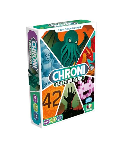 Chroni - Cultura Geek - Juego de Sociedad de Conocimiento | 1 a 6 Jugadores | Desde 10 Años | Clasifica Las Referencias Geek en El Tiempo | on The Go Ediciones
