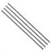 Eowpower 4 Pieces Stainless Steel 6 x 200 mm Round Rod Turning Lathe Bars Tool