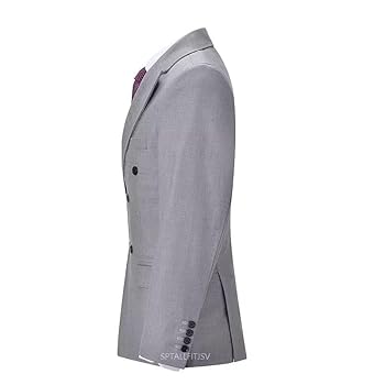 Amazon.com: SPTALLFITJSV Beige Double Breasted Men's Suits