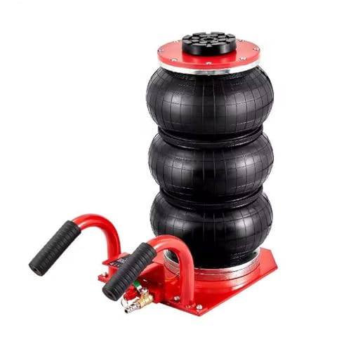 Langjiee Triple Bag Air Jack 3 Ton (6600 Lbs) Capacity Portable Pneumatic Car Jacks Heavy Duty&Quick Lifting For Garage Car Repair