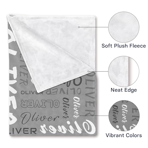 Image of PUREFLY Ships Next Day-Personalized Blanket for Kids- Custom Blanket with Name for Teen Girls and Boys, Birthday Gifts for Women and Men, Customized Flannel Throw, Christmas Blankets Gifts for Baby