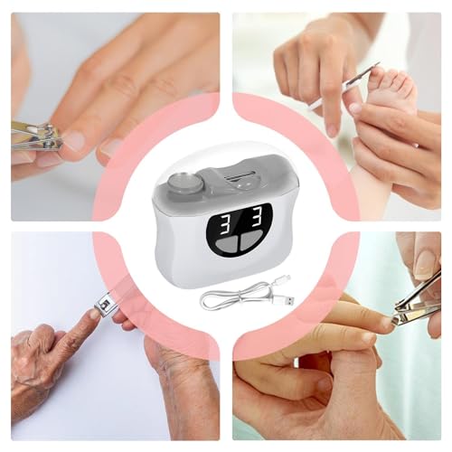 Coupe-ongles électrique automatique avec sécurité 3 vitesses réglables