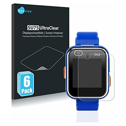 Savvies Screen Protector compatible with Vtech Kidizoom Smart Watch DX2 Protection Film Clear (6 Pack) Cover