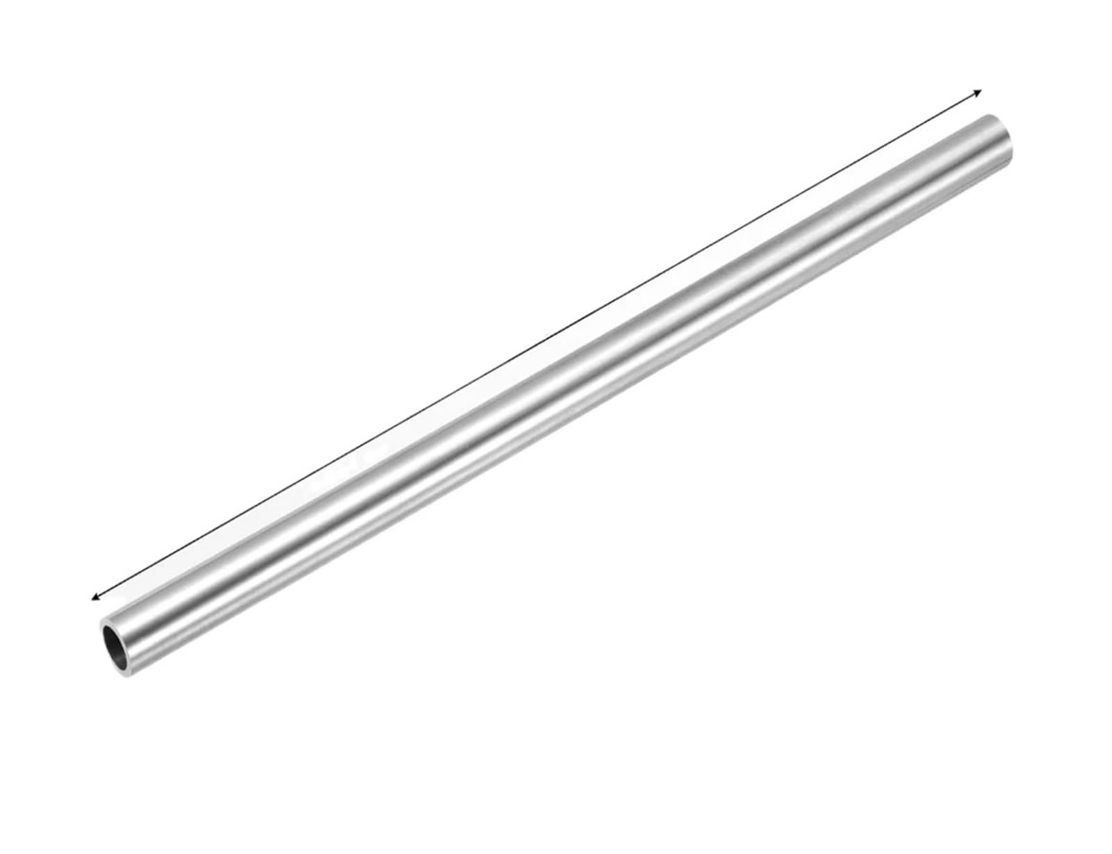Kapqin 30Cm 1Pcs 304 Stainless Steel Round Seamless Straight Tube Long 300Mm