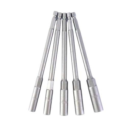 Enchufe profesional alargado de 150 mm para mecánicos de montaje de muebles, tareas de espacio estrecho