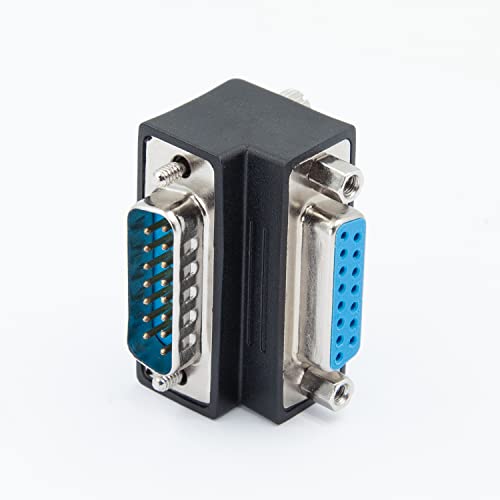 Adaptador Duttek DB15 macho a hembra 90 grados miniatura 6
